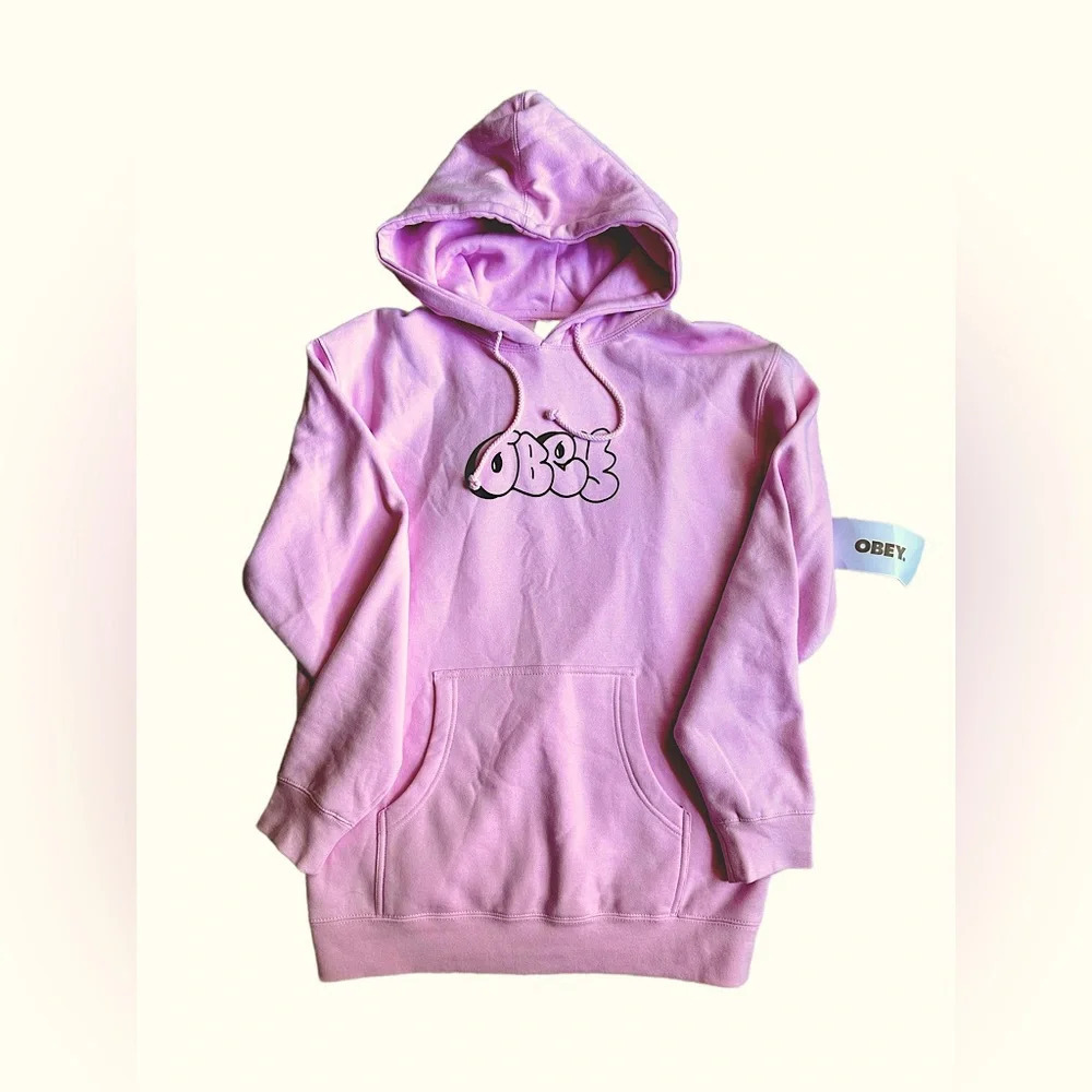 NWT Obey Graffiti Hoodie. Size Medium.
